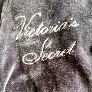 One Size Victoria's Secret Black Bathrobe